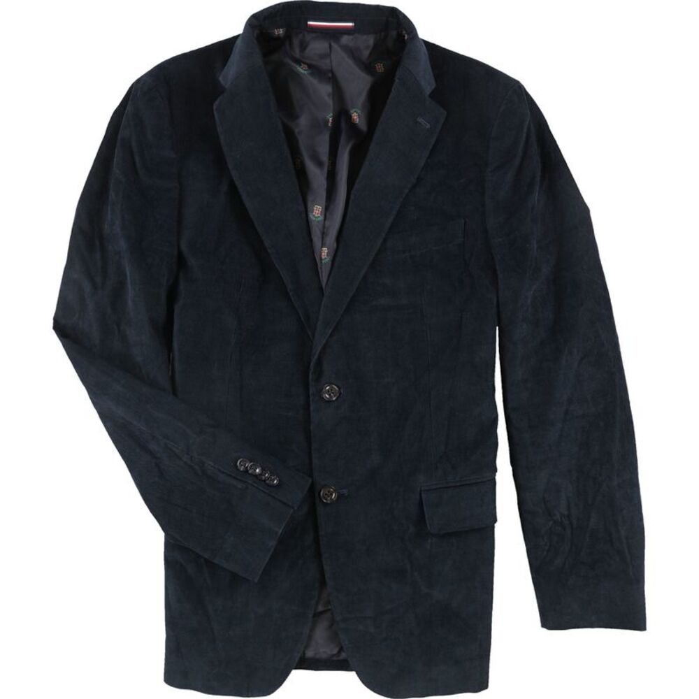 Tommy Hilfiger Mens Corduroy Two Button Blazer Jacket, NWT